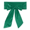 thumbnail image 1 of Uxcell Satin Sash Belt, 1 Pcs Wedding Party Bridal Blank Satin Waist Belts Prom Accessory for Graduation Birthday Decoration DIY Accessory Homecoming, Green, 1 of 6