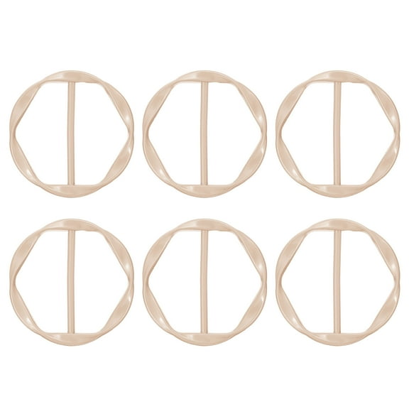 Uxcell Scarf Ring Clip, Metal Round T-Shirt Clip Fashion Ring Clasp Buckle Tie Circle Clip for Women Silk Clothing Gold