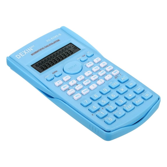 Uxcell Scientific Calculator 2 Line 12 Digit Standard Engineering Calculator Blue