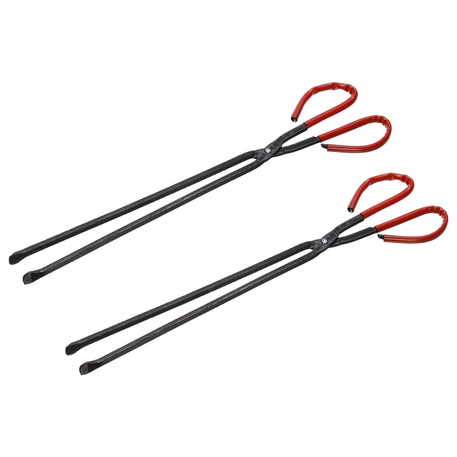 Uxcell Scissor Tongs, 45cm Carbon Steel Grabber Garbage Picker Charcoal