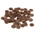 thumbnail image 1 of Uxcell Screw Cap Covers, 160 Pack 17x4mm Plastic Screw Decoration Cover, Dark Brown, 1 of 5