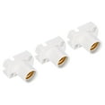 thumbnail image 1 of Uxcell Screw In E12 Mini Bulb Holder Beads Lamp Bases Socket Lighting DIY Accessories White 3 Pack, 1 of 4