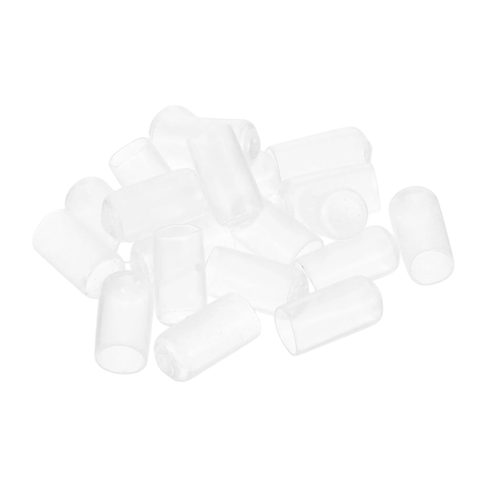 Uxcell Screw Thread Protectors End Caps Vinyl 50 Pcs 6.5mm Clear ...