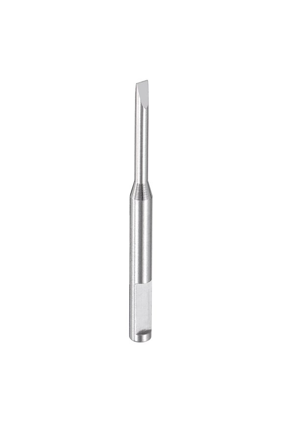 Screwdriver Replacement Blade SL1.2mm Slotted Head No Magnetic 1" (25mm) Long CR-V Steel Precision Screwdriver Bit for Watch Eyeglasses Jewelry Repair Round Rod Dia. 2mm