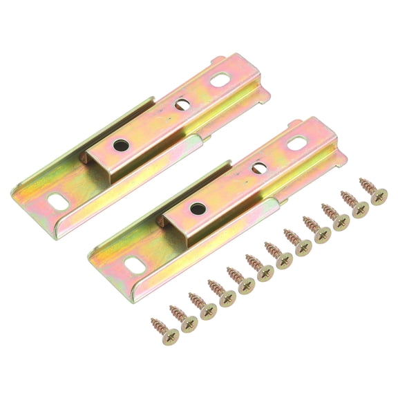 Sectional Couch Connectors 2Pcs Sofa Connector Furniture Sofa Latch Sofa Slider Bed Frame Accessories Sofa Fixing Bolt Interlocking Sofa Connector Bracket 95mm Color Zinc