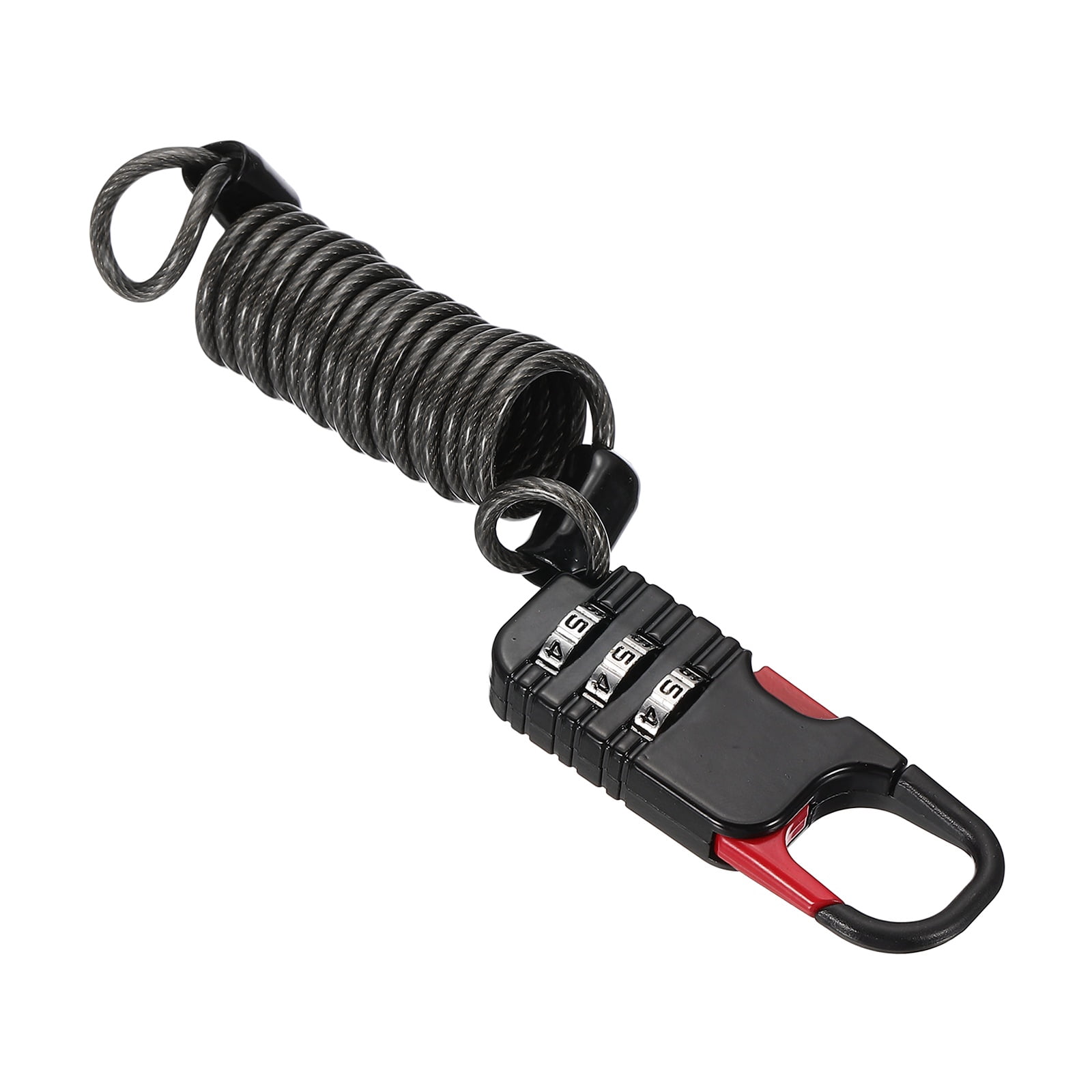 Uxcell Security Cable with 3Digit Combination Locks, (3.12ft x 3/25 ...