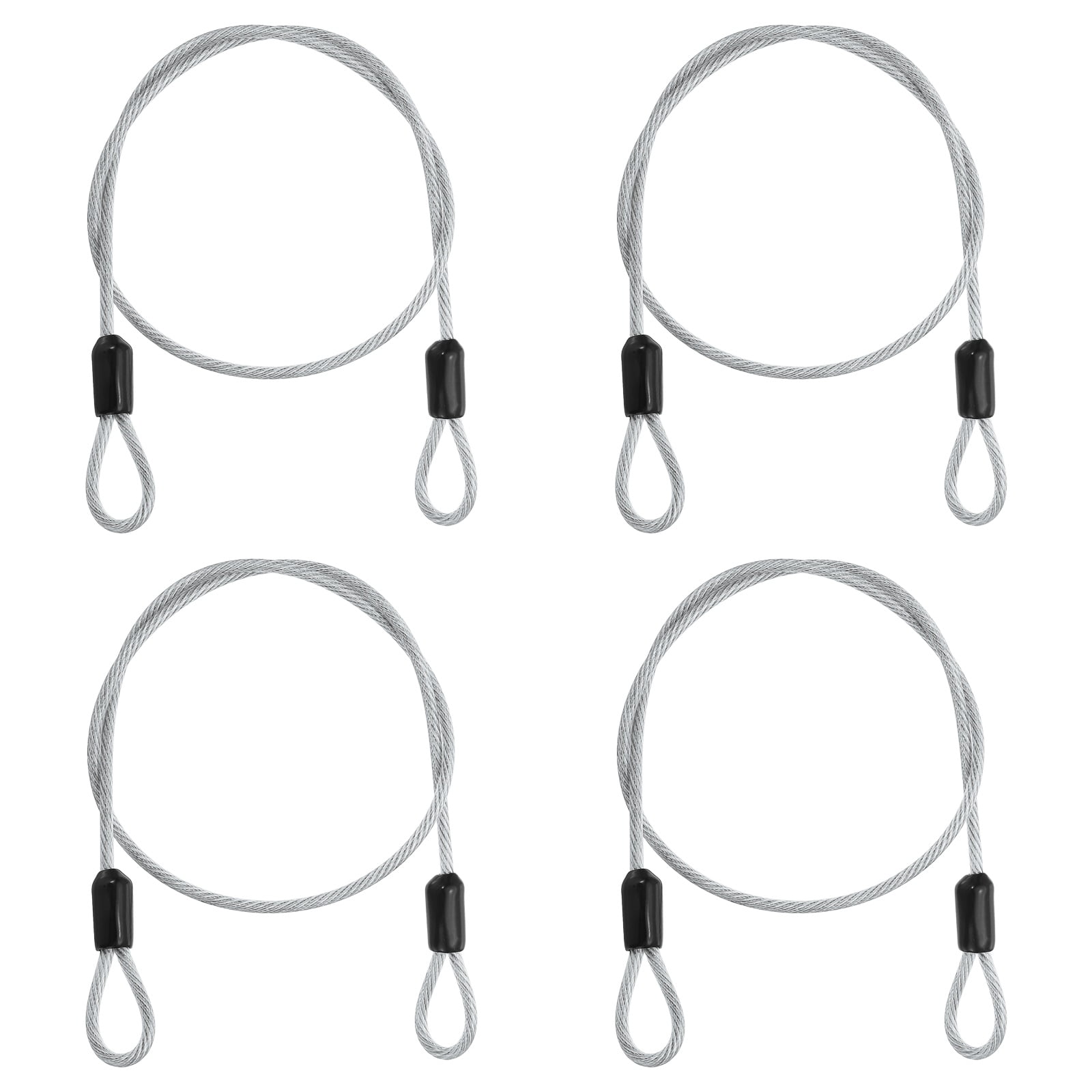 Dicycle Wire Ropes Uxcell Security Cable Braided Stainless Steel Coated Safety Wire Rope ...