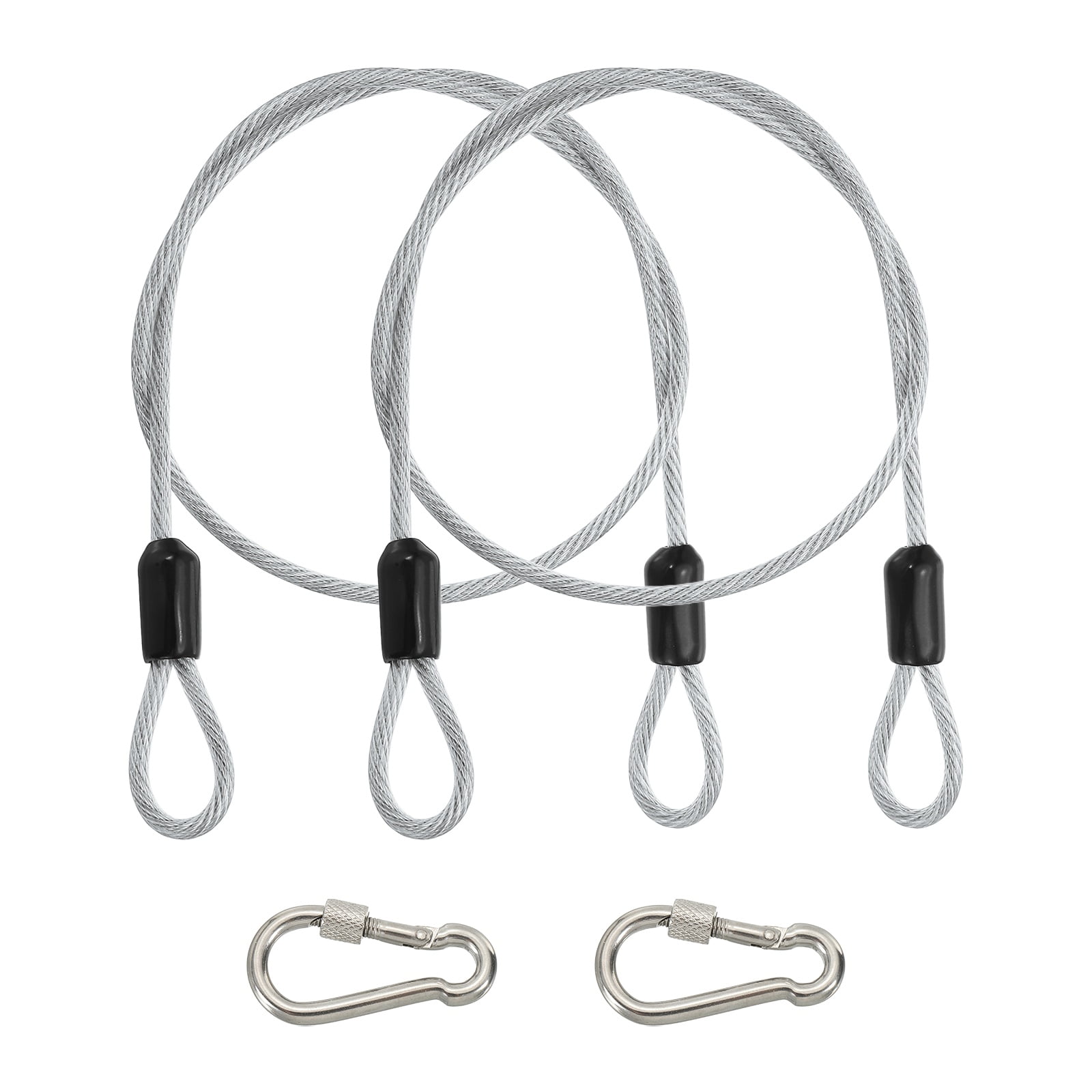 Uxcell Security Cable, Braided Stainless Steel Coated Safety Wire Rope ...