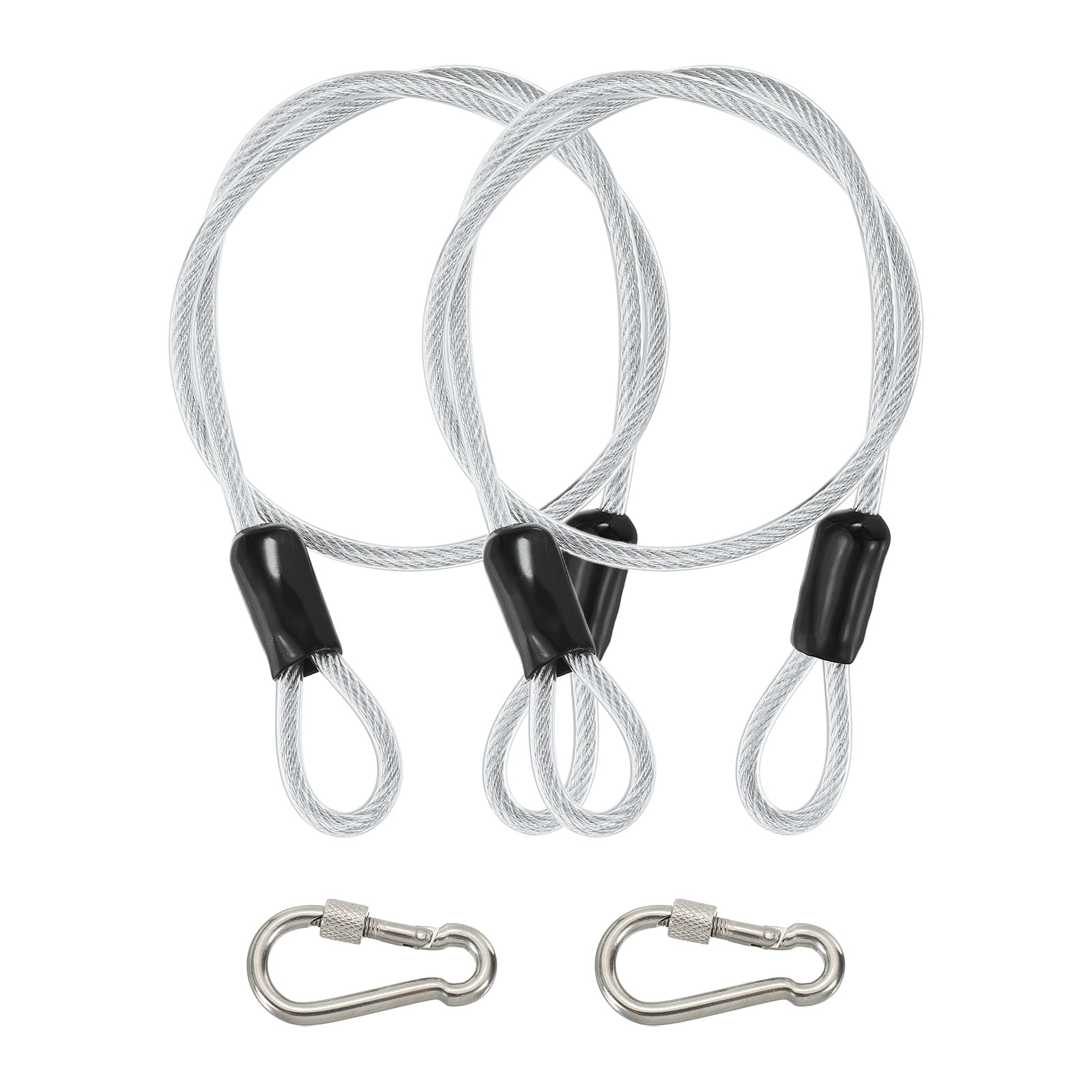 Uxcell Security Cable, Braided Stainless Steel Coated Safety Wire Rope ...