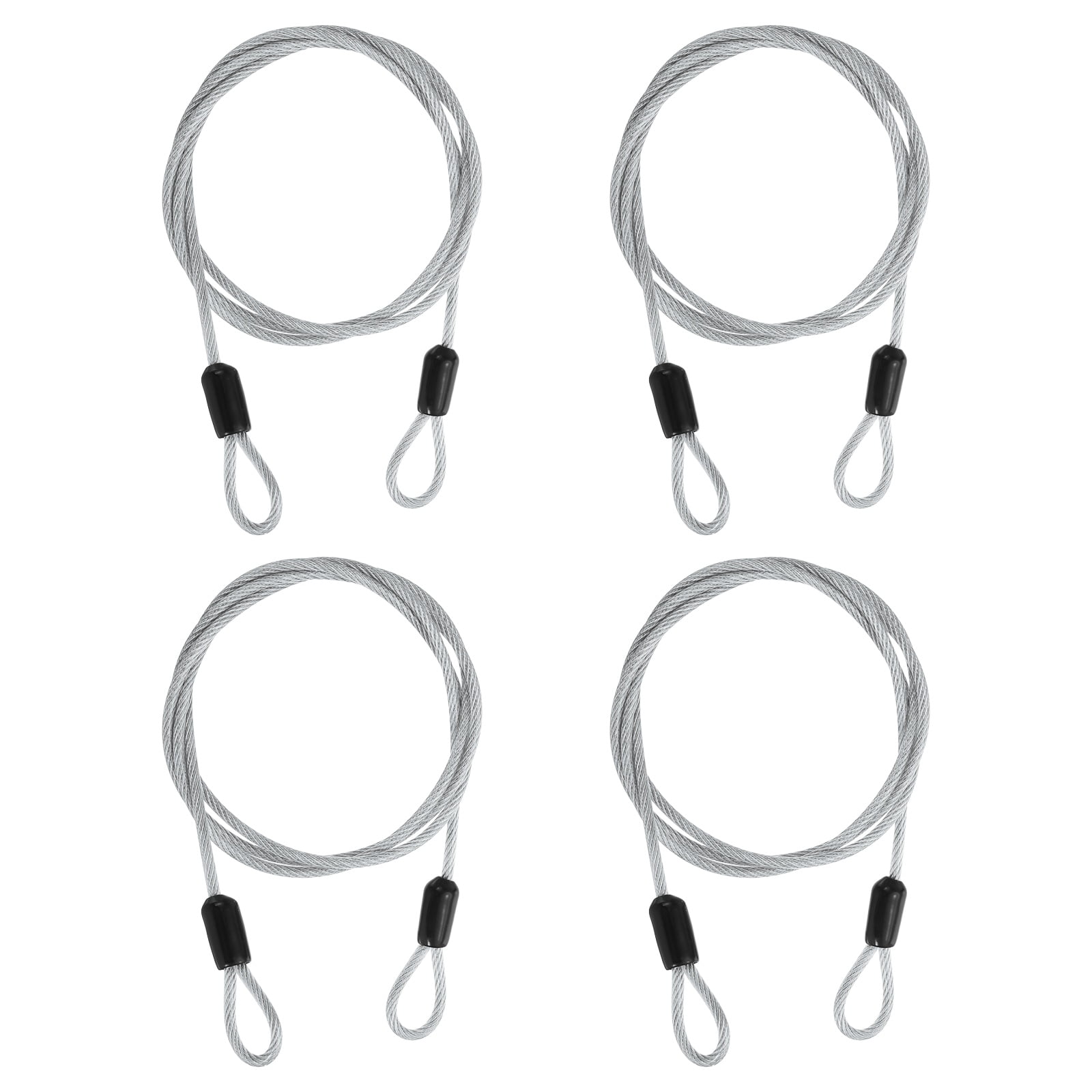 Uxcell Security Cable Braided Stainless Steel Coated Safety Wire Rope ...