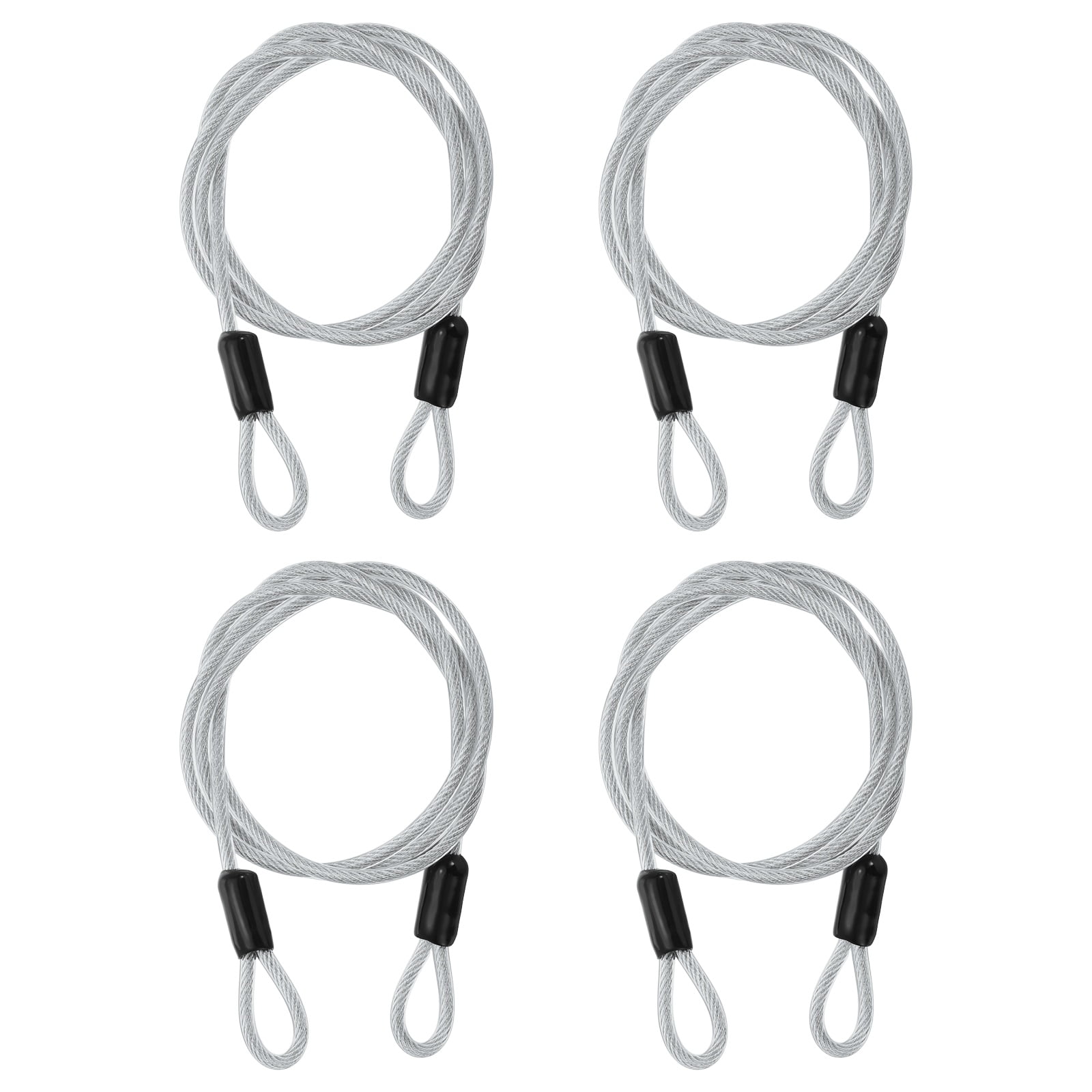 Uxcell Security Cable Braided Stainless Steel Coated Safety Wire Rope ...