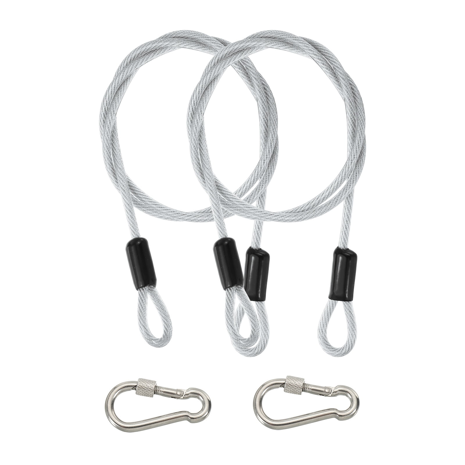 Uxcell Security Cable, Braided Stainless Steel Coated Safety Wire Rope ...