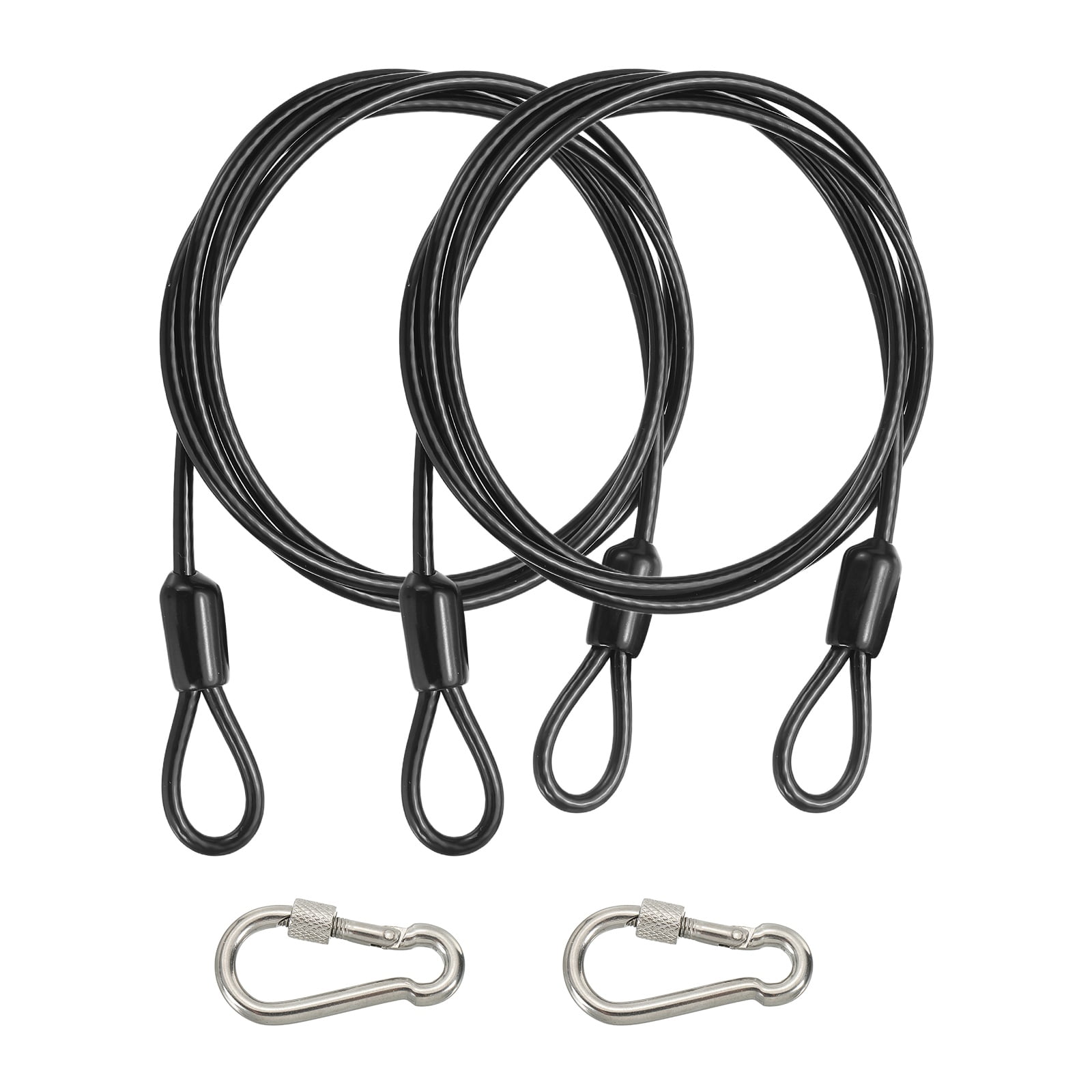 Uxcell Security Cable, Braided Stainless Steel Coated Safety Wire Rope ...