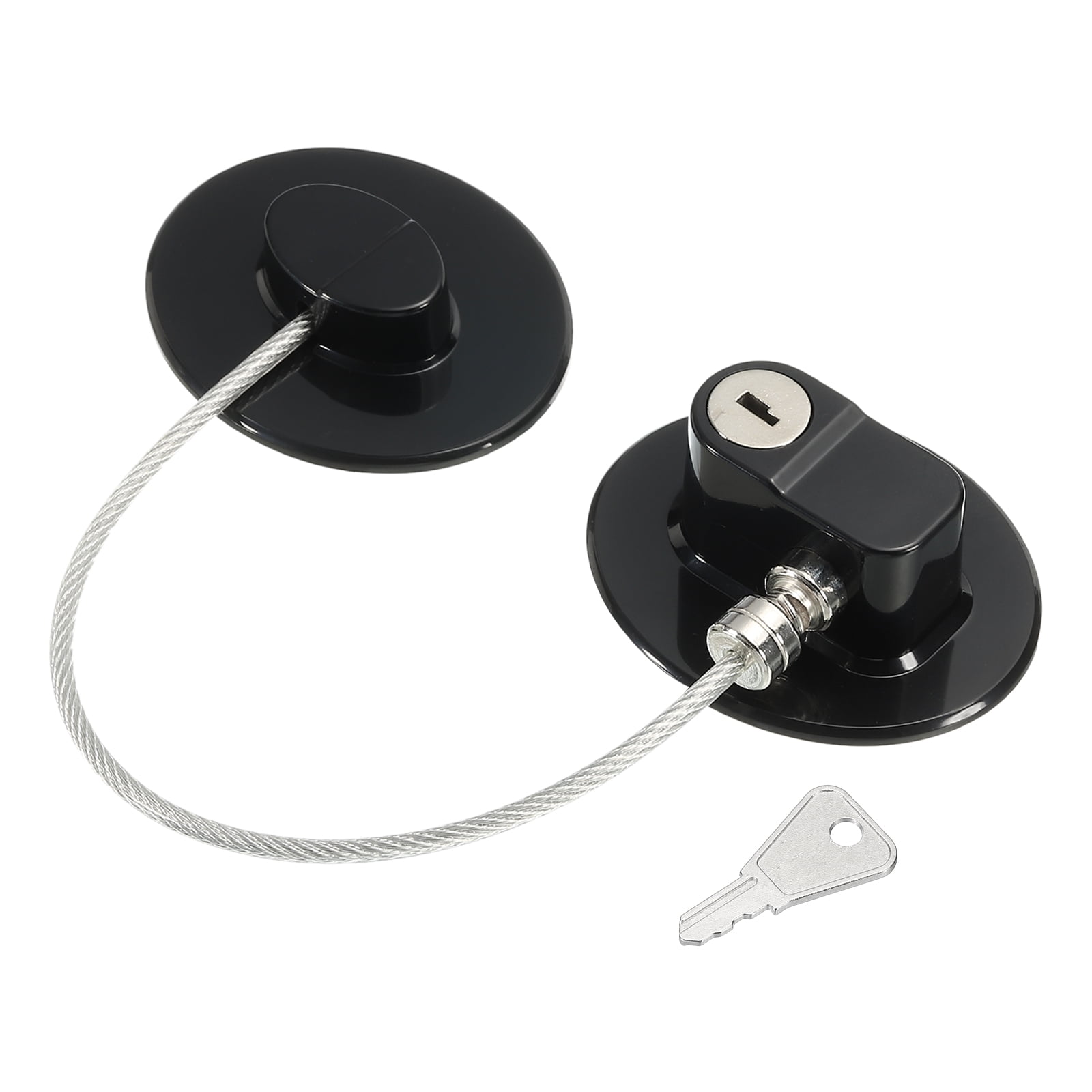 String Lock Gadget Display Uxcell Security Fridge Lock Keyed Oval 170mm String Long, 255mm 60x50mm ...