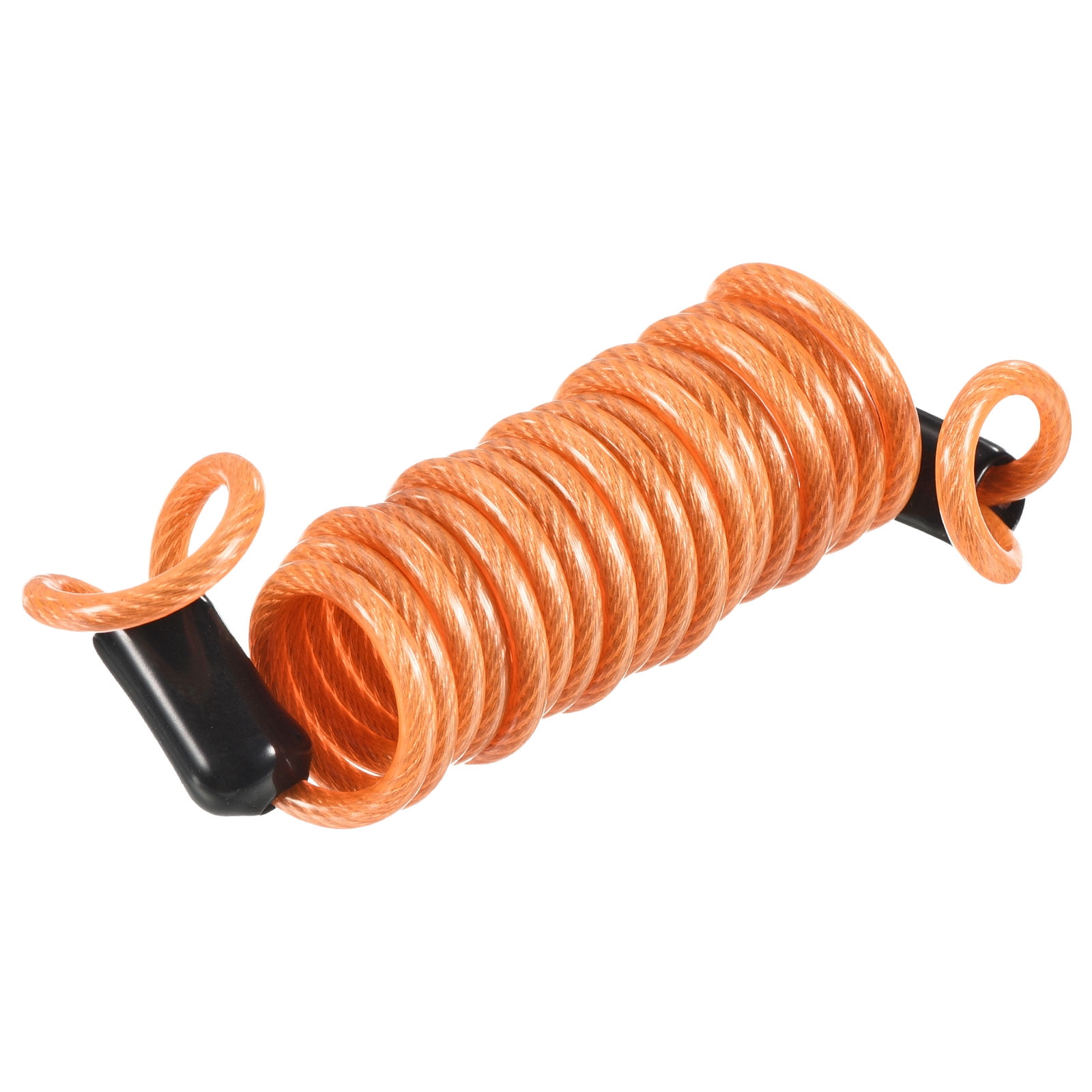 Uxcell Security Steel Cable Coated Spring Rope with Loop 0.1 inch x 3 ...