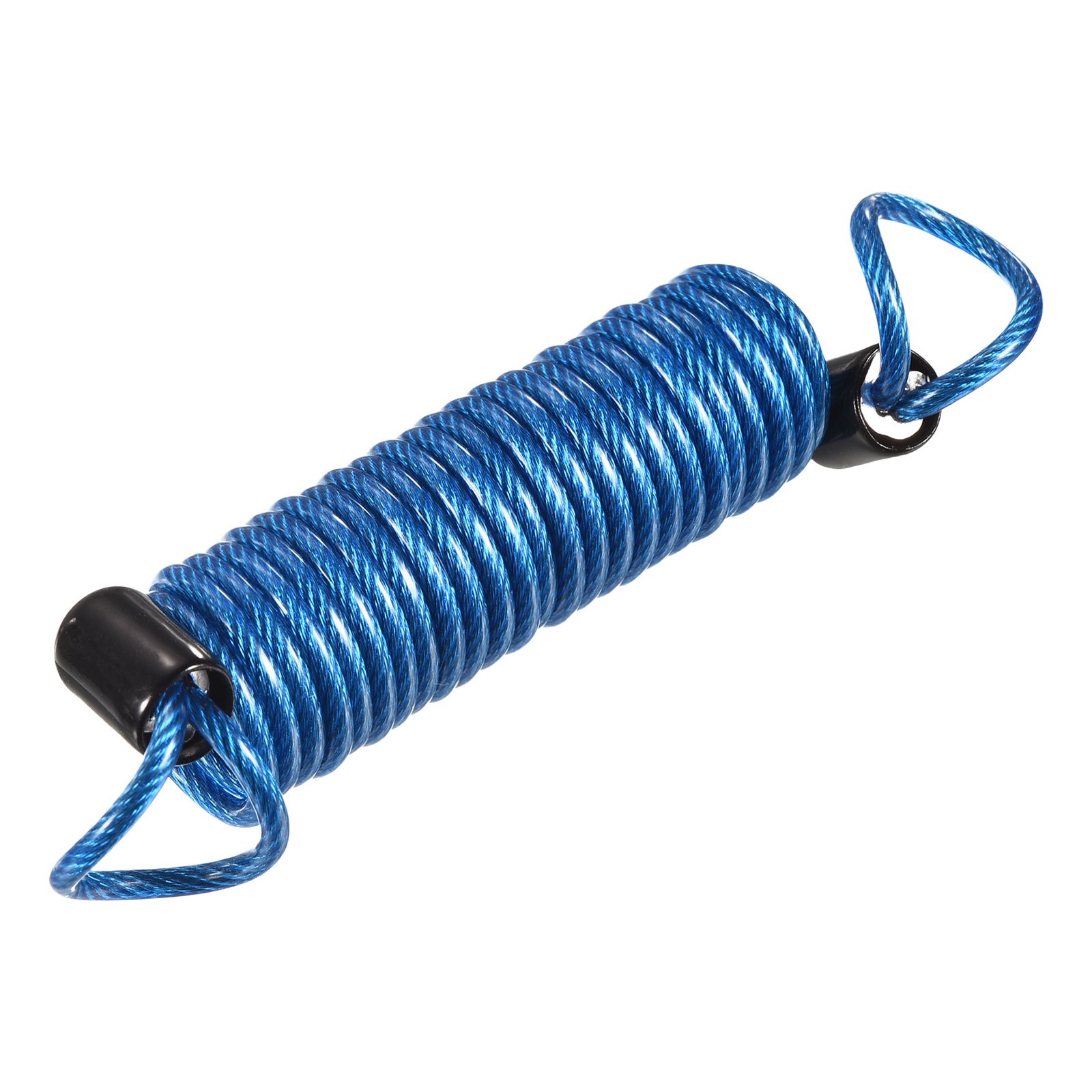 Uxcell Security Steel Cable Coated Spring Rope with Loop 0.1 inch x 4 ...