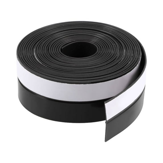 Uxcell Self Adhesive Weather Stripping Frameless Door Bottom Seal for Doors Black 25mm x 9.84ft