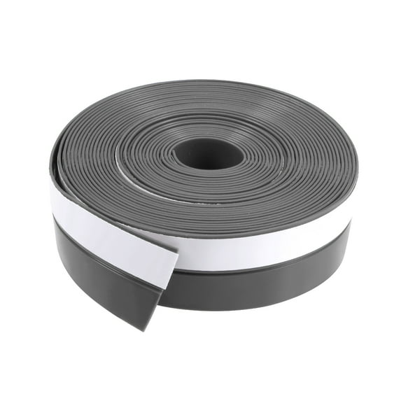 Uxcell Self Adhesive Weather Stripping Frameless Door Bottom Seal for Doors Gray 25mm x 16.4ft
