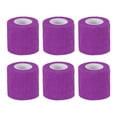 thumbnail image 1 of Uxcell Self Adhesive Bandage Wrap, Elastic Self Breathable Self Adherent Wrap Tape for Stretch Sports Wrist Ankle Purple, 1 of 6