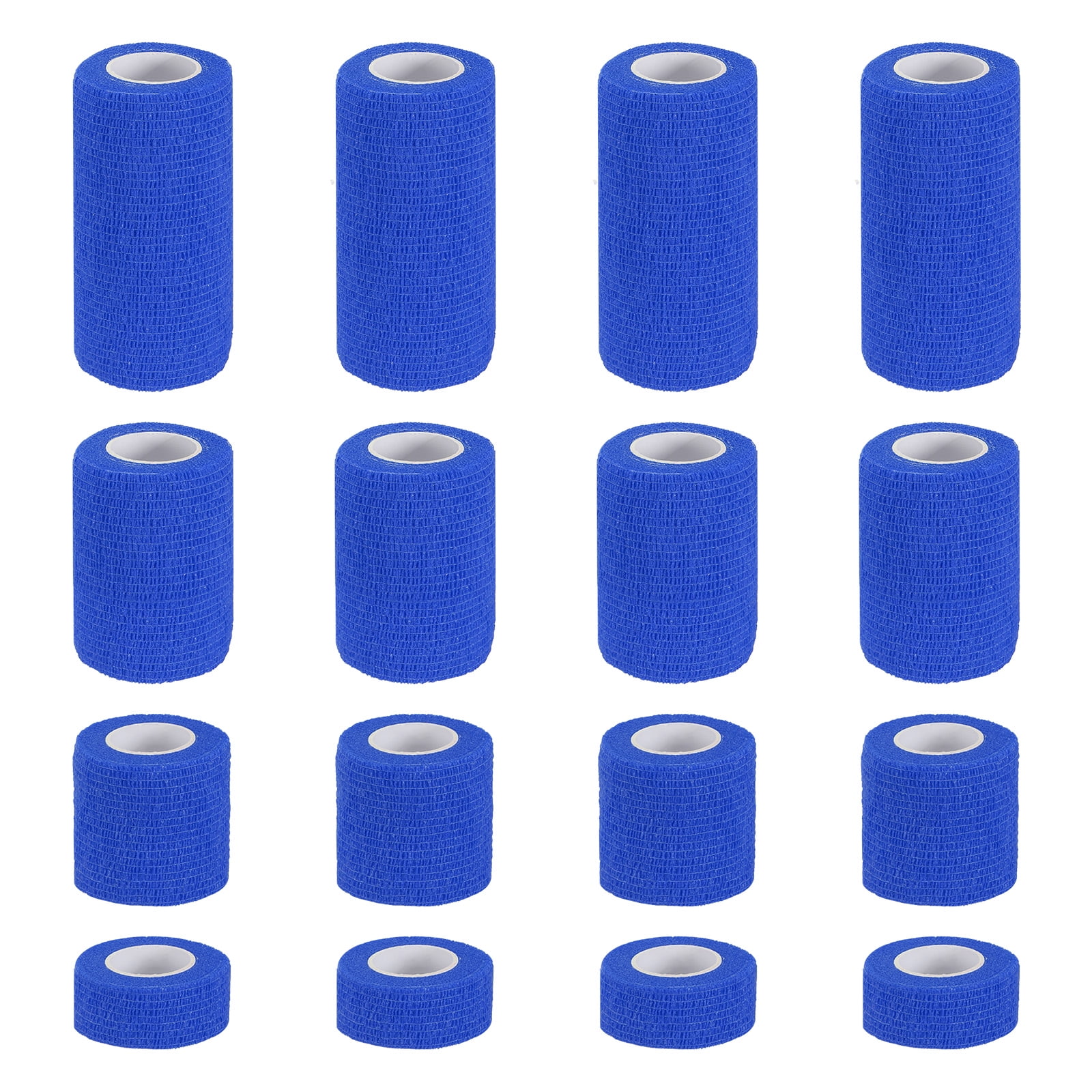 Uxcell Self Adhesive Bandage Wrap, Yard Elastic Self Breathable Self Adherent Wrap Tape for Stretch Athletic Sports Blue