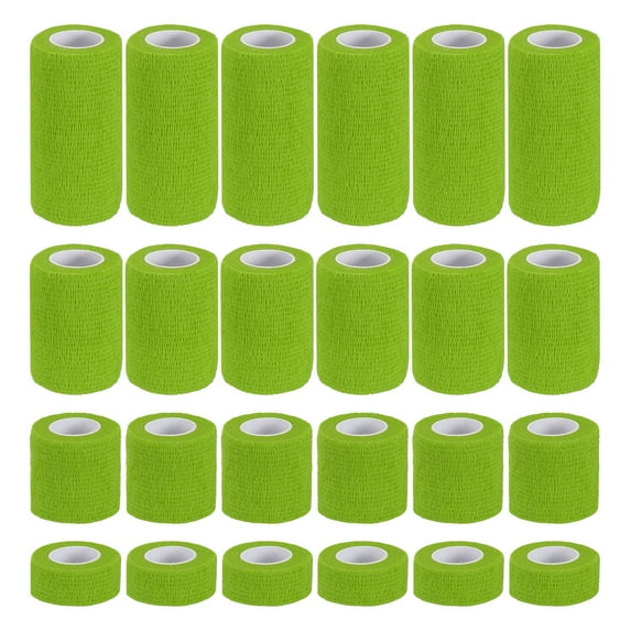 Uxcell Self Adhesive Bandage Wraps, Yard Elastic Self Breathable Self Adherent Wrap Tape for Stretch Athletic Sports Light Green