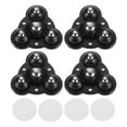 thumbnail image 1 of Uxcell Self Adhesive Caster Wheels, Plastic/Metal 0.47 x 1.22 Inch Appliance Rollers(4 Pack, Black), 1 of 6