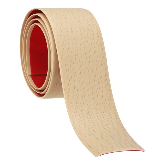 Uxcell Self Adhesive Floor Transition Strip 3Ftx2" Vinyl Flat Divider Maple Wood Grain