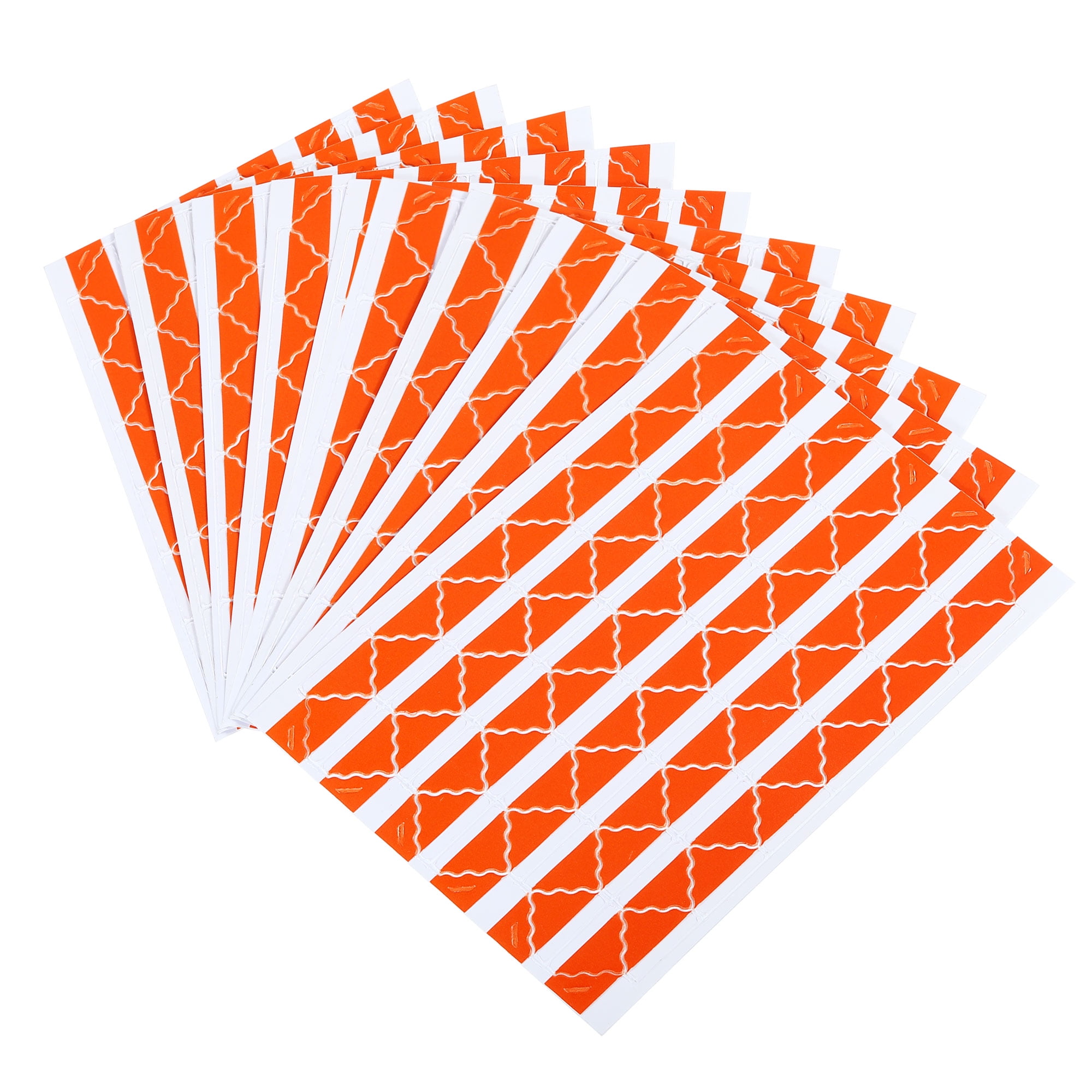 Uxcell Self Adhesive Photo Corners DIY Picture Mounting Sticker Orange 10 Sheets/780 Pcs