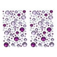 thumbnail image 1 of Uxcell Self-Adhesive Rhinestone Stickers, Face Stone Jewel Stickers for Crafting Nail Decor Makeup DIY Purple, 1 of 7