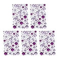 thumbnail image 1 of Uxcell Self-Adhesive Rhinestone Stickers, Face Stones Jewel Stickers Crystal Circle Embellishment Sheet Purple, 1 of 7