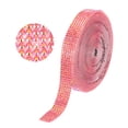 thumbnail image 1 of Uxcell Self Adhesive Rhinestone Strips 3 Yards 0.47 Inch for Craft,Red AB, 1 of 6