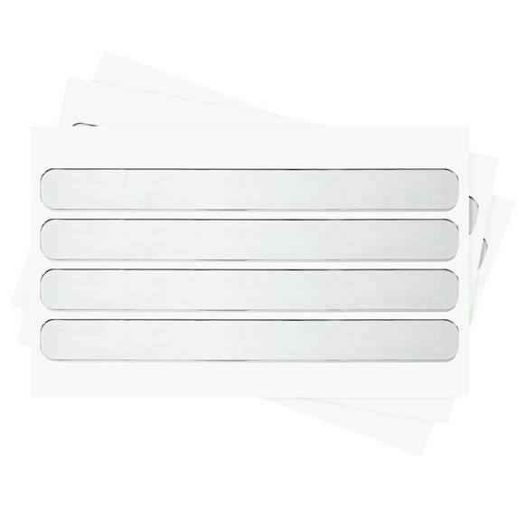 Uxcell Self Adhesive Rubber Bumper Stripes Clear Cabinet Door Bumper Sound Dampening Buffer Pads 6"x0.6" 40
