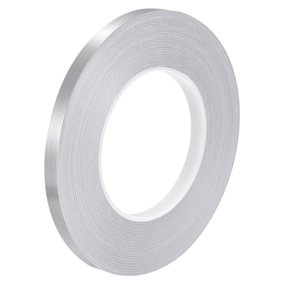 Uxcell Self Adhesive Tile Sticker Sealing Tape 5/16 Inch x 55 Yards Silver Tone