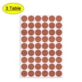 thumbnail image 1 of Uxcell Self-adhesive Screw Hole Covers Caps Dustproof Sticker Cherry 3Pcs, 1 of 5