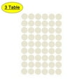 thumbnail image 1 of Uxcell Screw Hole Covers Stickers Textured Plastic Self Adhesive Stickers 21mm Dia 162Pcs in 3 Sheet White Lines, 1 of 6