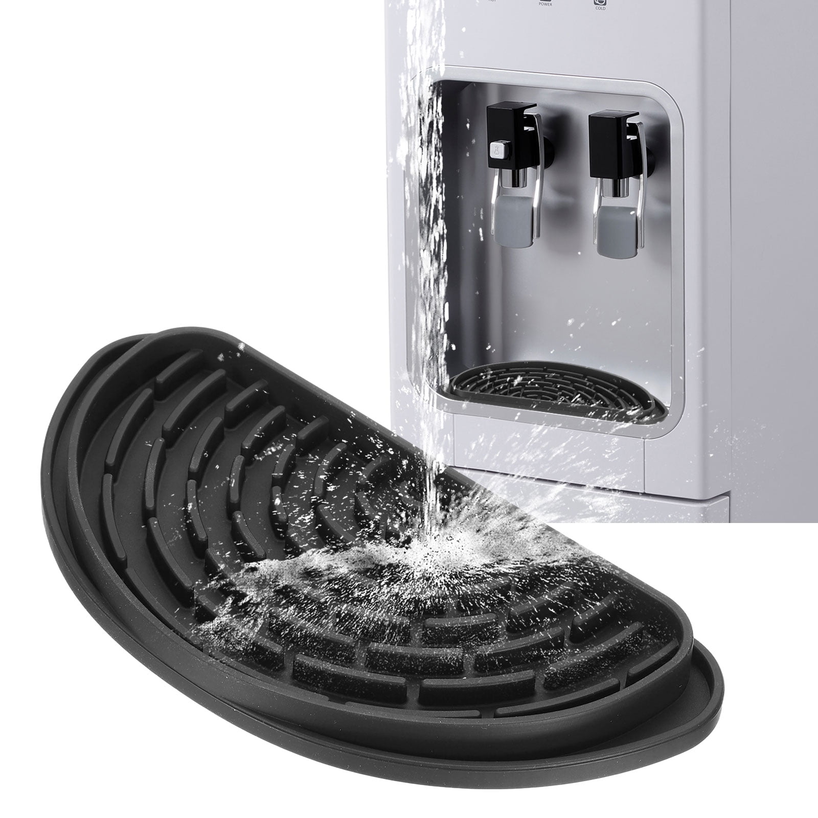 Uxcell Semi-Circular Refrigerator Drip Catcher - Non-Slip Silicone Mini ...