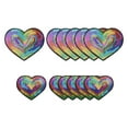 thumbnail image 1 of Uxcell Sequin Heart Iron on Patches, Embroidered Sew Patch for Clothing and Accessories Colorful, 1 of 6