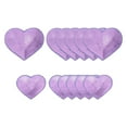 thumbnail image 1 of Uxcell Sequin Heart Iron on Patches, Embroidered Sew Patch for Clothing and Accessories Purple, 1 of 6