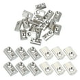 thumbnail image 1 of Uxcell Series t Slot Nuts, Roll-in Spring Ball Loaded Elastic Nuts Slot for Aluminum Extrusion Rail 3D Printer M8, 1 of 7