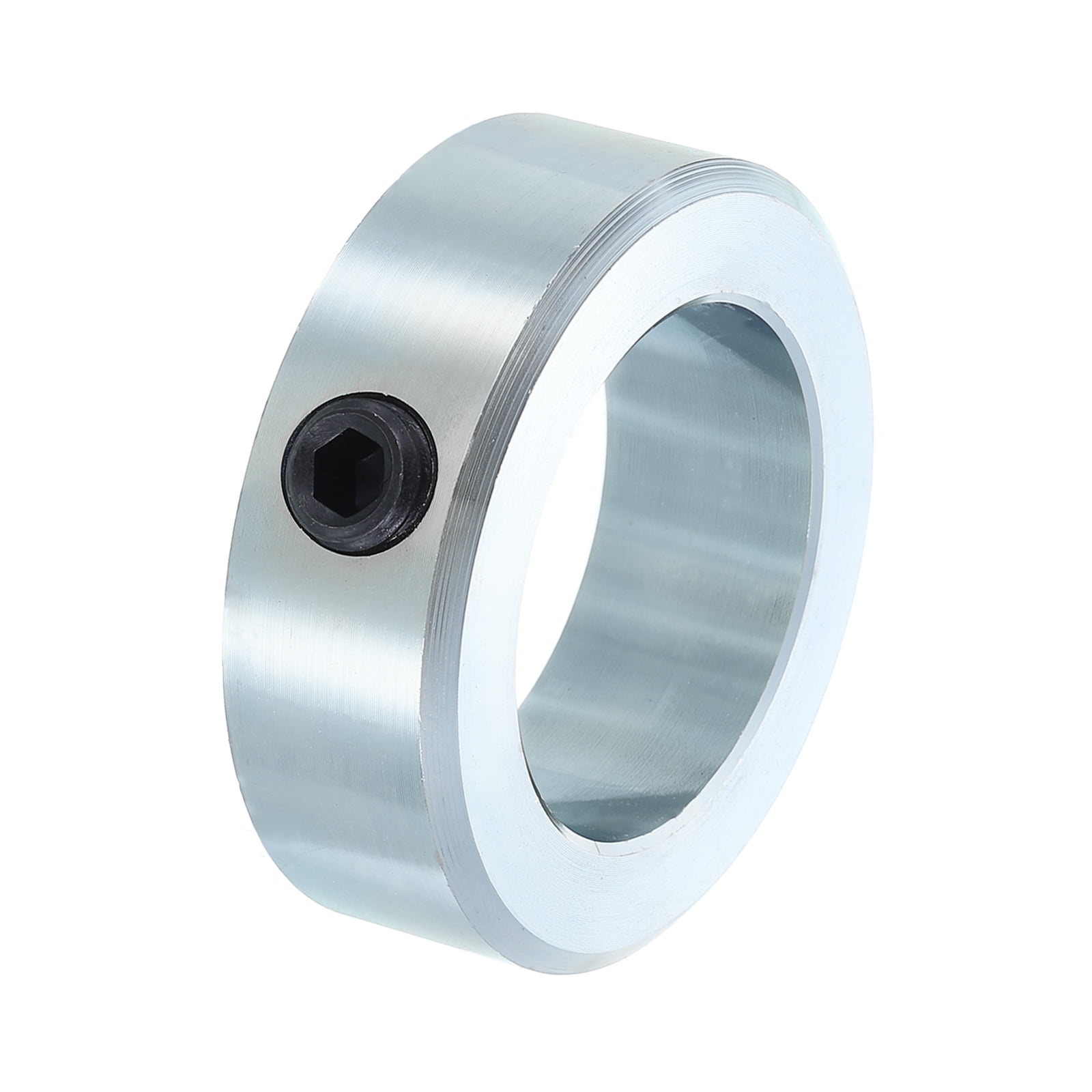Uxcell Set Screw Collars 1-13/16" Bore Zinc Plated Steel Shaft Collars, 2-3/4" OD, 7/8" Width Axle Collar Clamp for Linear Rod Shaft Guide