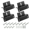 thumbnail image 1 of Uxcell Set of 4 Solar Panel Z Bracket Mount, Aluminum Solar Panel Mounting Brackets Lightweight kit for RV, Roof, Black, 1 of 6
