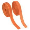 thumbnail image 1 of Uxcell Sew on Hook and Loop Tape, 2Pcs Non-Adhesive Back Nylon Sewing Fastener Strips 5 Yards Orange, 1 of 7