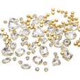 thumbnail image 1 of Uxcell Sew on Rhinestones Base Crystal Gems, Fit for Jewelry Clothes Costume Dress Garments Crafts - Mixed Shapes White, 1 of 7