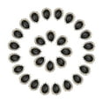 thumbnail image 1 of Uxcell Sew on Rhinestones Tear Drop Crystal Rhinestones Pointback Stone Metal Flatback Black, 1 of 7