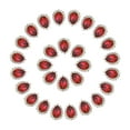 thumbnail image 1 of Uxcell Sew on Rhinestones Tear Drop Crystal Rhinestones Pointback Stone Metal Flatback Red, 1 of 7