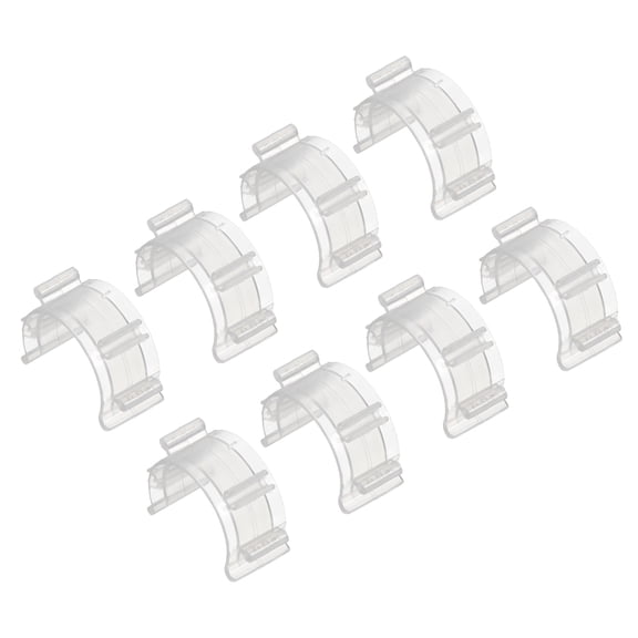 Uxcell Sewing Bobbin Small Clips Thread Clamps Spools Organizers, Clear 50 Pack