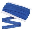 thumbnail image 1 of Uxcell Sewing Fringe Trim, 14 Yards 1 Inch Tassel Trim Polyester Fringe Tassel Lace Trim Ribbon for Clothes Accessories DIY Sewing Crafts Decoration, Dark Blue, 1 of 6