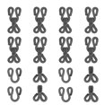 thumbnail image 1 of Uxcell Sewing Hooks and Eyes, 23mm Covered Hook Eye Sewing Closure Fasteners Sew on Snaps for Bra Clothing Replacement (10 Pack, Dark Gray), 1 of 7