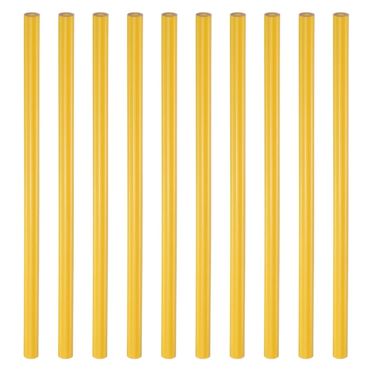 Uxcell Sewing Marking Pencil Water Soluble Fabric Pencil Tailors Chalk, Yellow 10 Pack, Size: Small