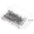 thumbnail image 1 of Uxcell Sewing Pins, 1.5 Inch Straight Pin with Plastic Pearlized Ball Head, Silver,100Pack, 1 of 6